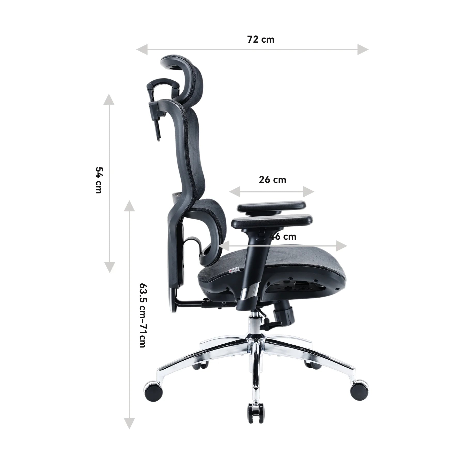 SIHOO M56B Chaise de bureau ergonomique avec soutien ultra-large et ultra-adaptif