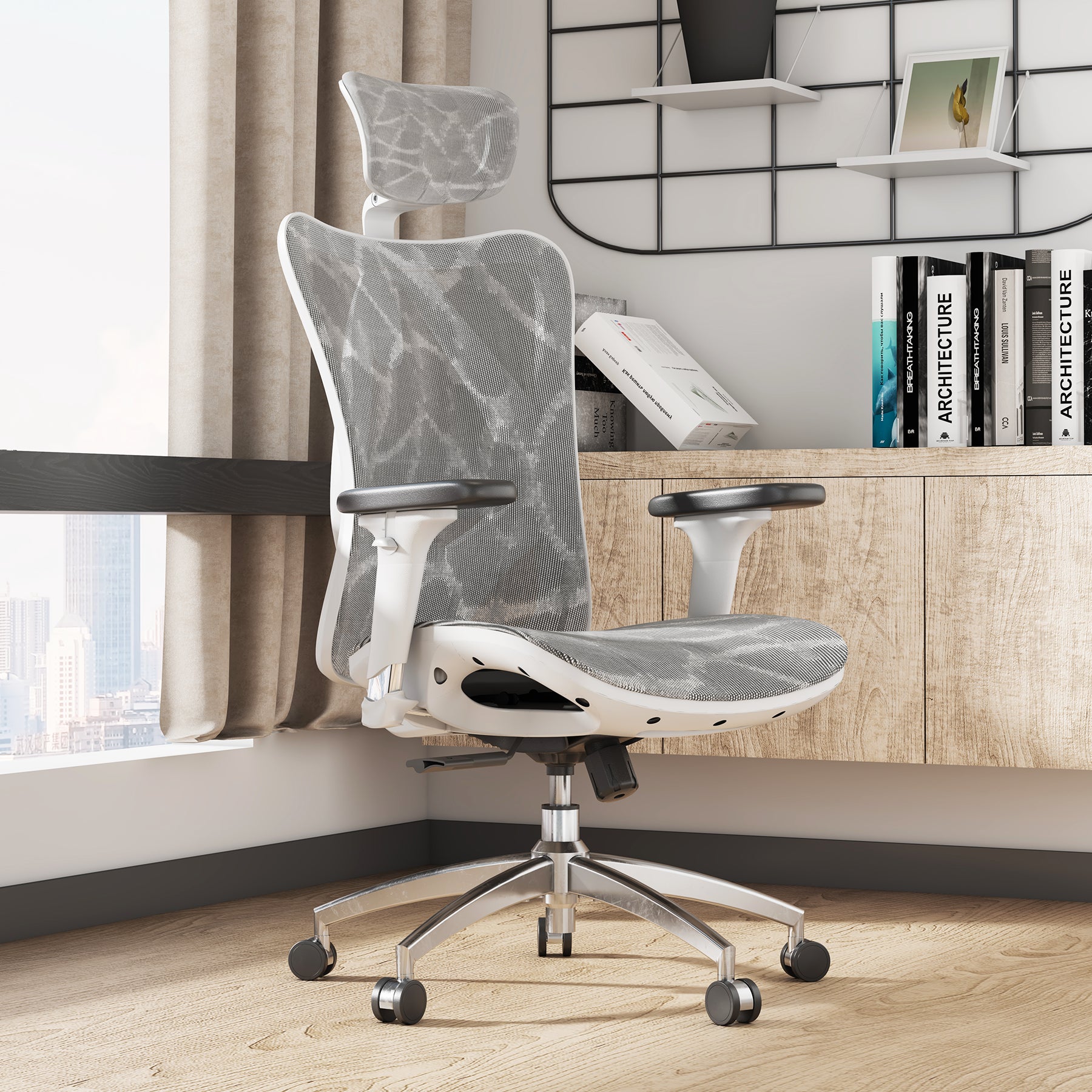 Sihoo M57 Full Mesh atmabable Office Chair für sitzende Lebensstil