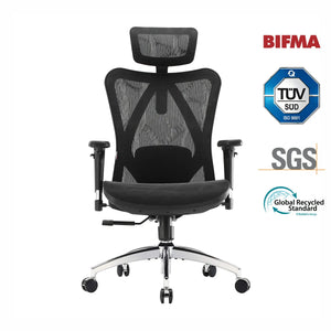 SIHOO M57 Chaise de bureau à mailles complètes pour le mode de vie sédentaire