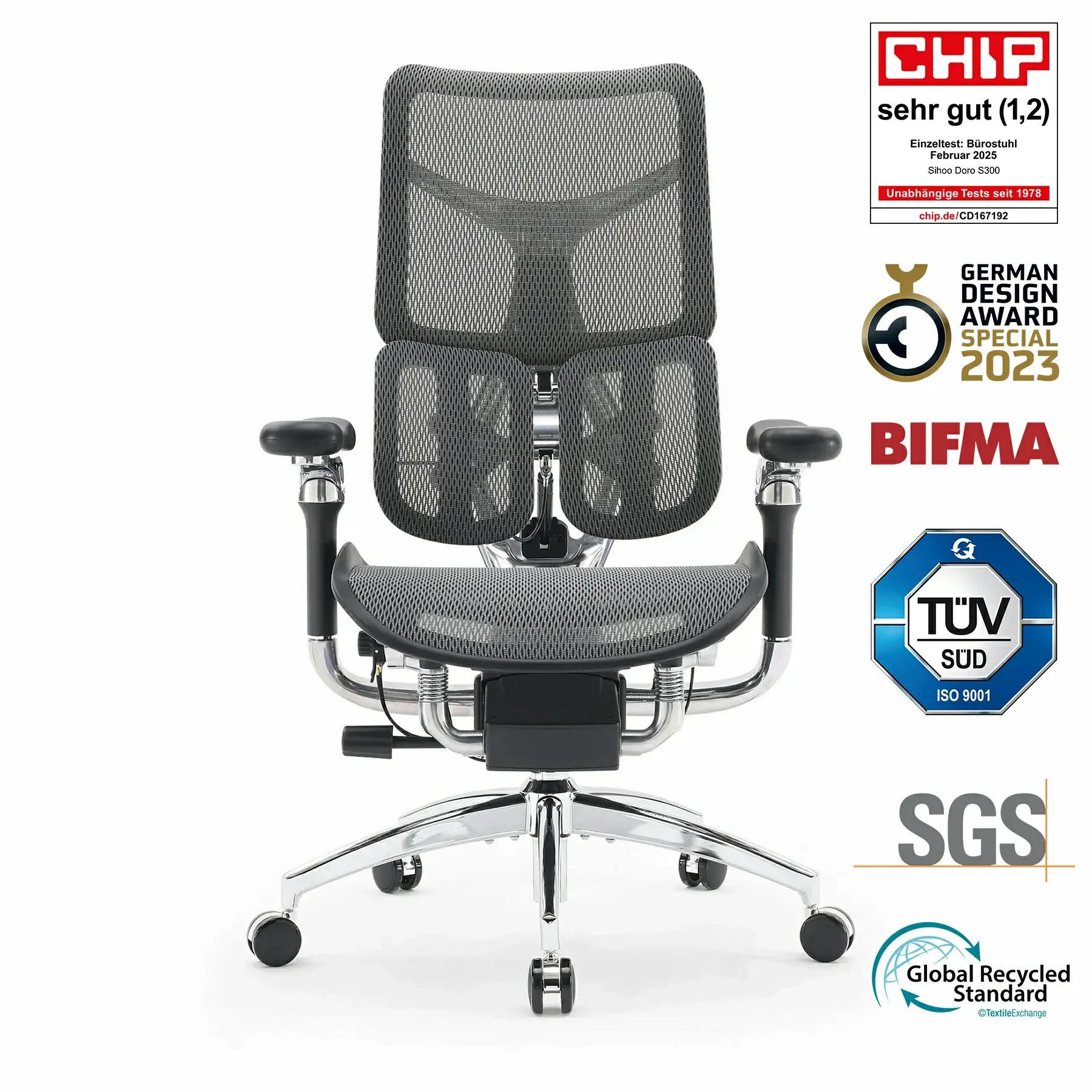 Sihoo Doro S300 Gravity-Defying Ergonomic Chair