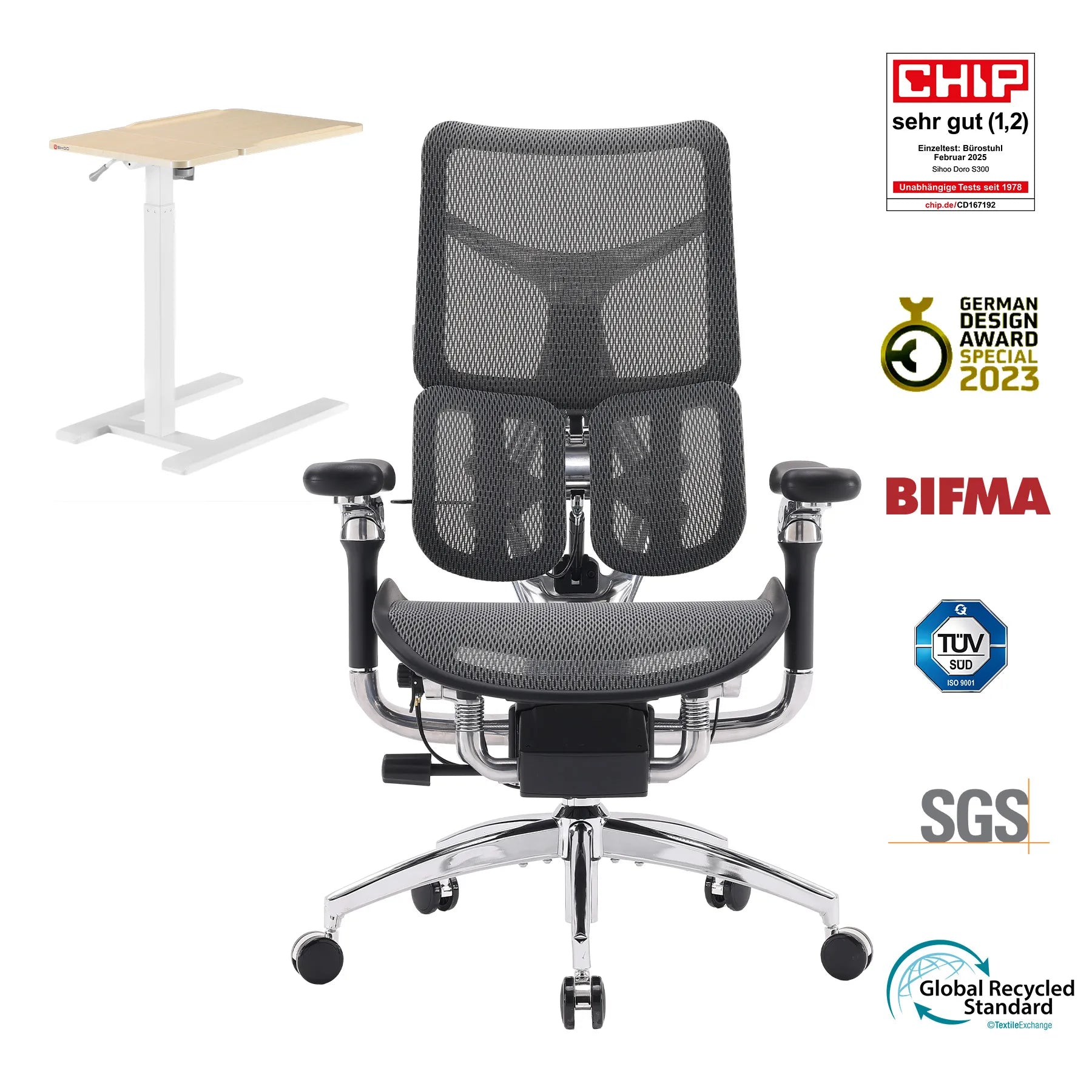 Sihoo Doro S300 Gravity-Defying Ergonomic Chair